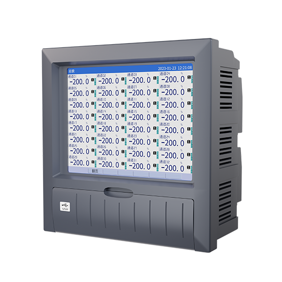 公海彩船6600MIK-R8000D 1-40路 10.4英寸 彩屏 无纸记录仪 USB